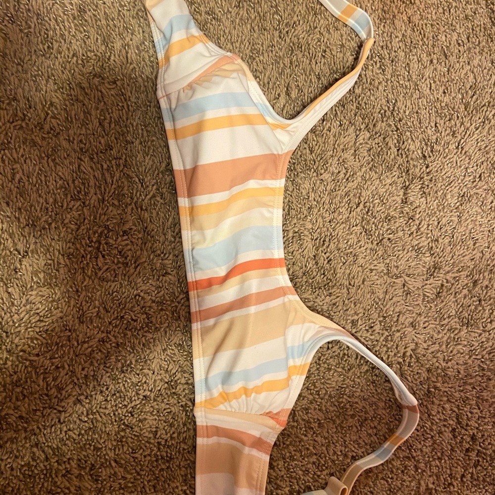 Striped Bikini Top